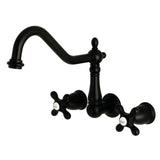 Heritage Two-Handle 3-Hole Wall Mount Roman Tub Faucet