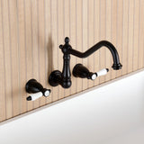 Bel-Air Two-Handle 3-Hole Wall Mount Tub Faucet