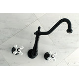 Heritage Two-Handle 3-Hole Wall Mount Roman Tub Faucet