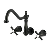 Millennium Two-Handle 3-Hole Wall Mount Roman Tub Faucet