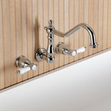 Bel-Air Two-Handle 3-Hole Wall Mount Tub Faucet