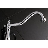 Heritage Two-Handle 3-Hole Wall Mount Tub Faucet