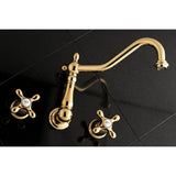 Heritage Two-Handle 3-Hole Wall Mount Roman Tub Faucet