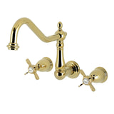 Essex Two-Handle 3-Hole Wall Mount Roman Tub Faucet