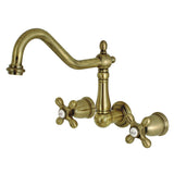 Heritage Two-Handle 3-Hole Wall Mount Roman Tub Faucet