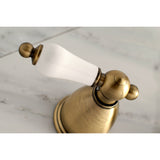 Heritage Two-Handle 3-Hole Wall Mount Tub Faucet
