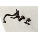 Duchess Two-Handle 3-Hole Wall Mount Roman Tub Faucet