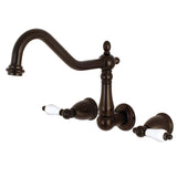 Heritage Two-Handle 3-Hole Wall Mount Tub Faucet