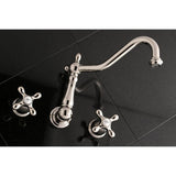 Heritage Two-Handle 3-Hole Wall Mount Roman Tub Faucet