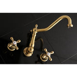 Heritage Two-Handle 3-Hole Wall Mount Roman Tub Faucet