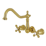 Heritage Two-Handle 3-Hole Wall Mount Roman Tub Faucet