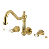 Bel-Air Two-Handle 3-Hole Wall Mount Roman Tub Faucet