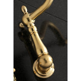 Heritage Two-Handle 3-Hole Wall Mount Tub Faucet