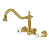Heritage Two-Handle 3-Hole Wall Mount Roman Tub Faucet