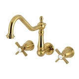 Millennium Two-Handle 3-Hole Wall Mount Roman Tub Faucet
