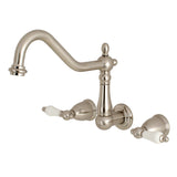 Heritage Two-Handle 3-Hole Wall Mount Tub Faucet