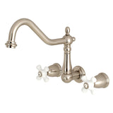 Heritage Two-Handle 3-Hole Wall Mount Roman Tub Faucet