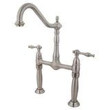 Victorian Two-Handle 2-Hole Deck Mount Vessel Faucet