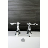 Tudor Two-Handle Deck Mount Basin Tap Faucet