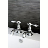 Tudor Two-Handle Deck Mount Basin Tap Faucet