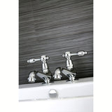 Tudor Two-Handle Deck Mount Basin Tap Faucet