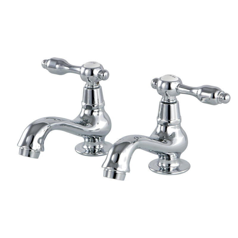 Tudor Two-Handle Deck Mount Basin Tap Faucet