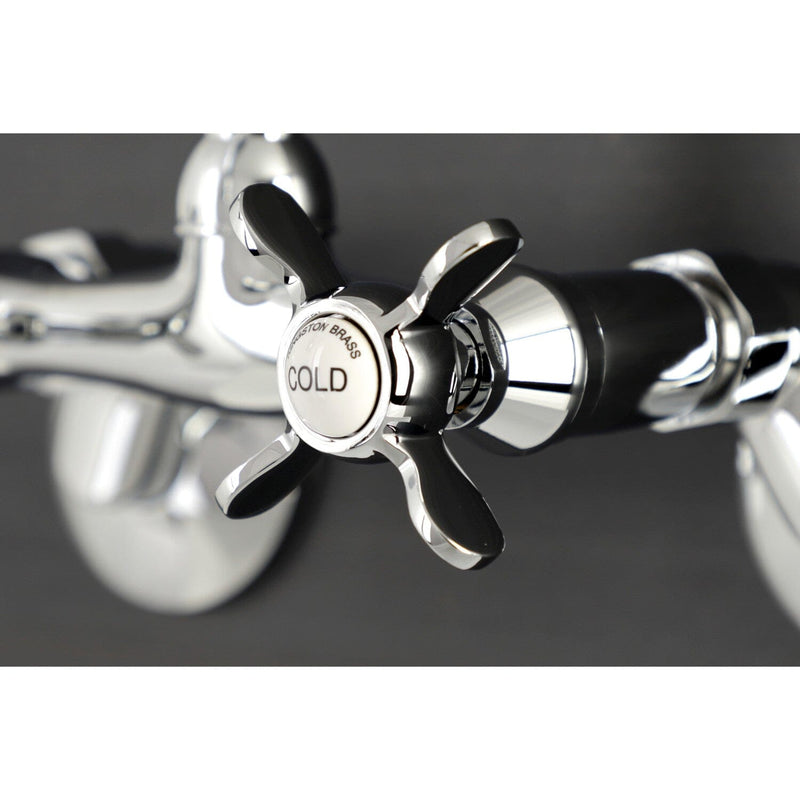 Kingston Two-Handle 2-Hole Wall Mount Bar Faucet