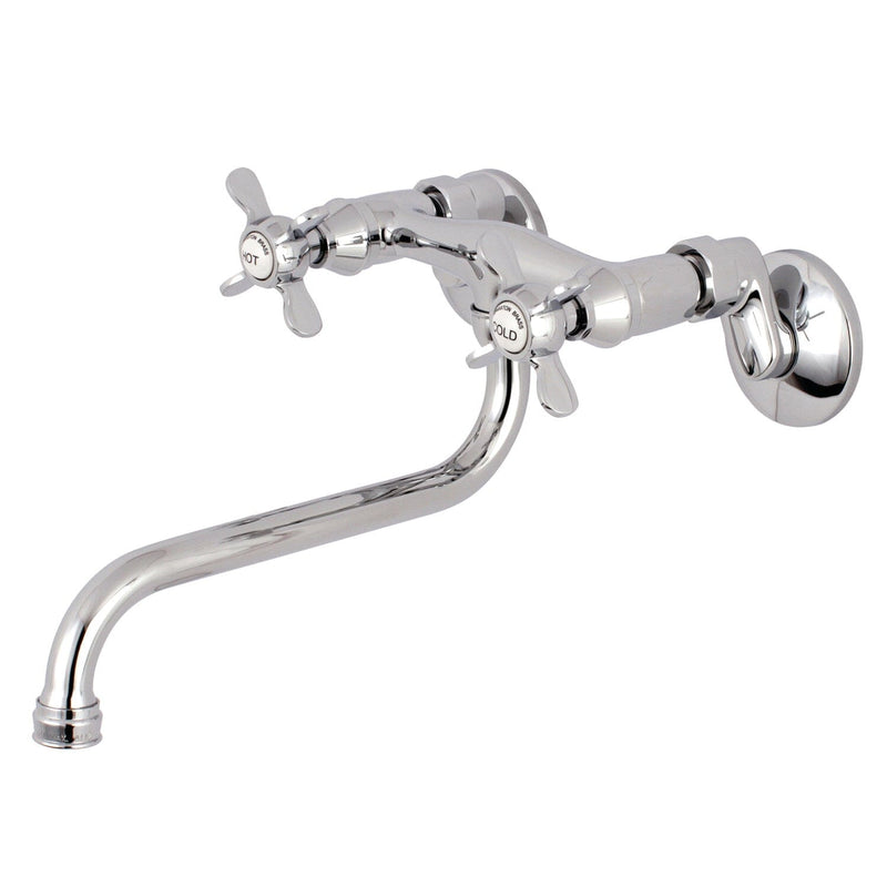 Essex Double-Handle 2-Hole Wall Mount Bathroom Faucet