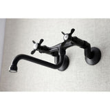 Essex Double-Handle 2-Hole Wall Mount Bathroom Faucet