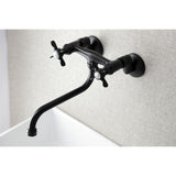 Essex Double-Handle 2-Hole Wall Mount Bathroom Faucet