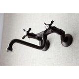 Essex Double-Handle 2-Hole Wall Mount Bathroom Faucet