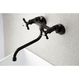 Essex Double-Handle 2-Hole Wall Mount Bathroom Faucet