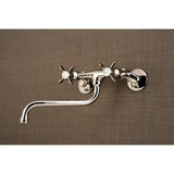 Essex Double-Handle 2-Hole Wall Mount Bathroom Faucet