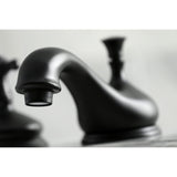 Heritage Two-Handle 3-Hole Deck Mount Widespread Bathroom Faucet with Brass Pop-Up