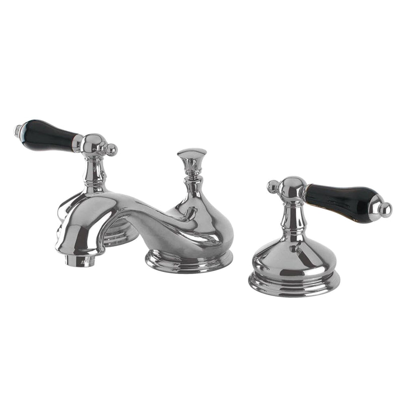 Duchess Two-Handle 3-Hole Deck Mount Widespread Bathroom Faucet with Brass Pop-Up Drain
