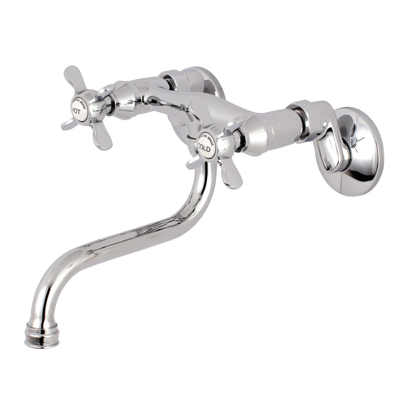Essex Double-Handle 2-Hole Wall Mount Bathroom Faucet
