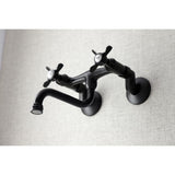 Essex Double-Handle 2-Hole Wall Mount Bathroom Faucet