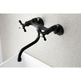 Essex Double-Handle 2-Hole Wall Mount Bathroom Faucet