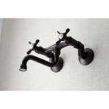 Essex Double-Handle 2-Hole Wall Mount Bathroom Faucet