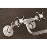 Essex Double-Handle 2-Hole Wall Mount Bathroom Faucet