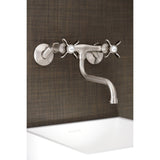 Essex Double-Handle 2-Hole Wall Mount Bathroom Faucet