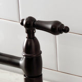 Heritage Two-Handle 2-Hole Deck Mount Bridge Kitchen Faucet