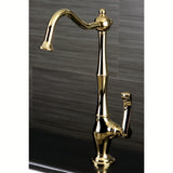 Royale Single-Handle 1-Hole Deck Mount Water Filtration Faucet
