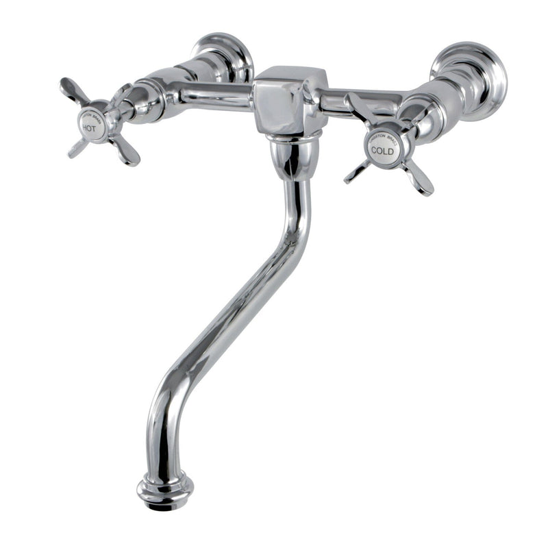 Essex Double-Handle 2-Hole Wall Mount Bathroom Faucet