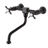 Essex Double-Handle 2-Hole Wall Mount Bathroom Faucet