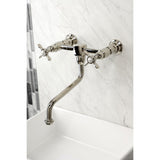 Essex Double-Handle 2-Hole Wall Mount Bathroom Faucet