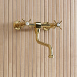 Essex Double-Handle 2-Hole Wall Mount Bathroom Faucet