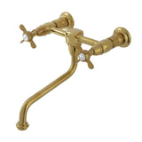 Essex Double-Handle 2-Hole Wall Mount Bathroom Faucet