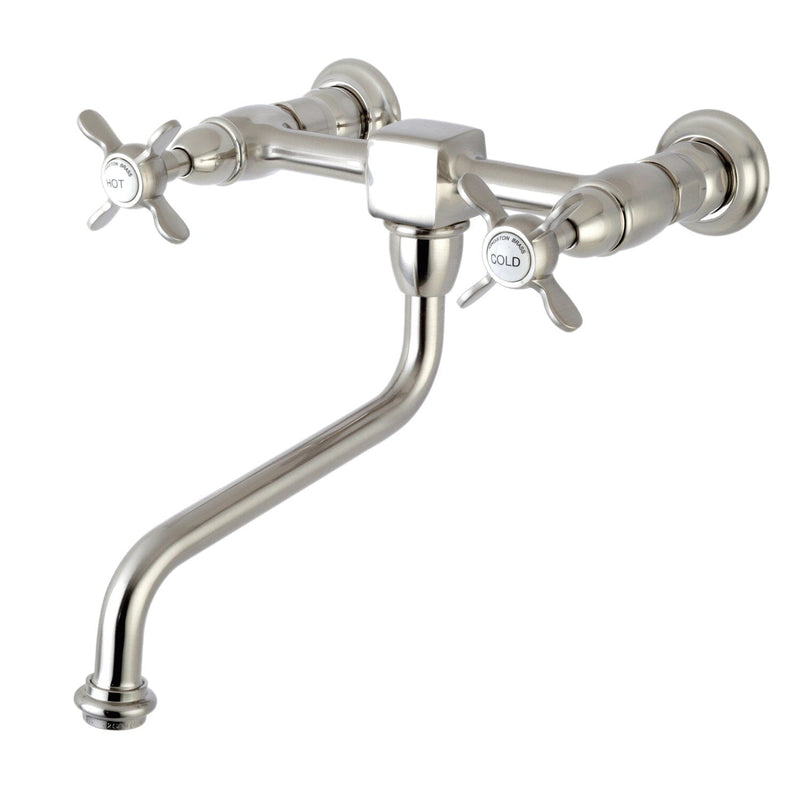 Essex Double-Handle 2-Hole Wall Mount Bathroom Faucet