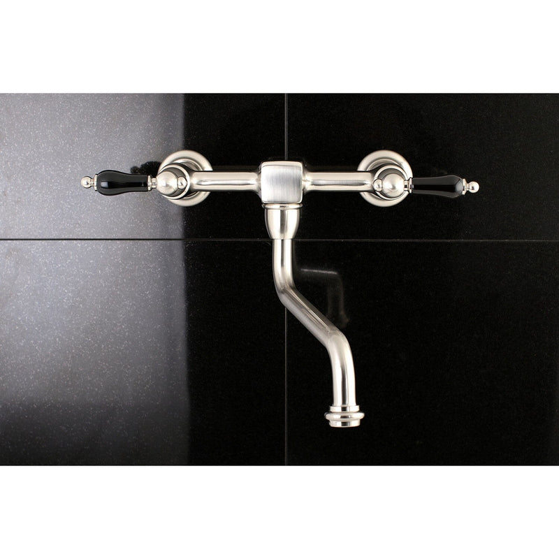 Duchess Double-Handle 2-Hole Wall Mount Bathroom Faucet